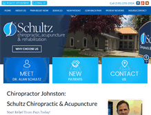 Tablet Screenshot of johnstonchiropractors.com